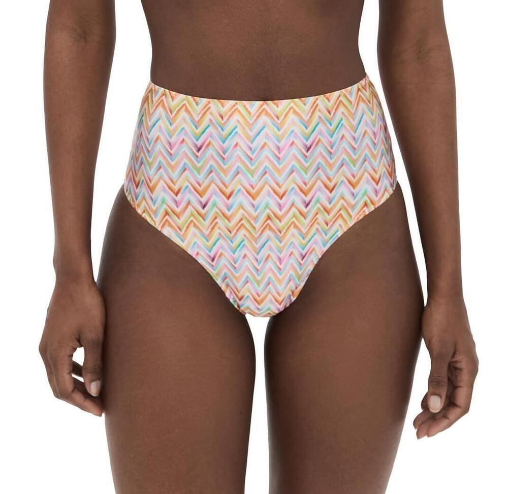Missoni Women's Multicolor High-Waisted Bikini Bottoms 10 NWT